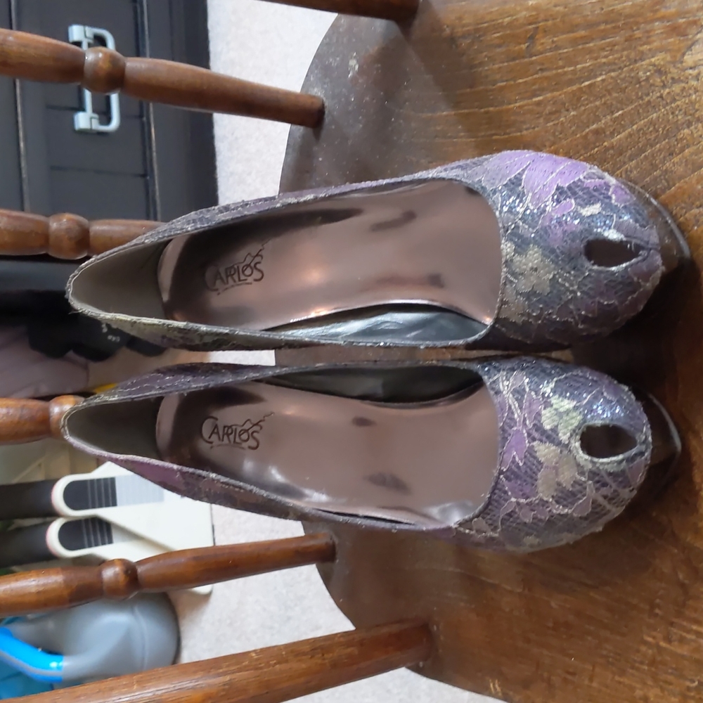 Carlos Peep Toe Pumps 9.5